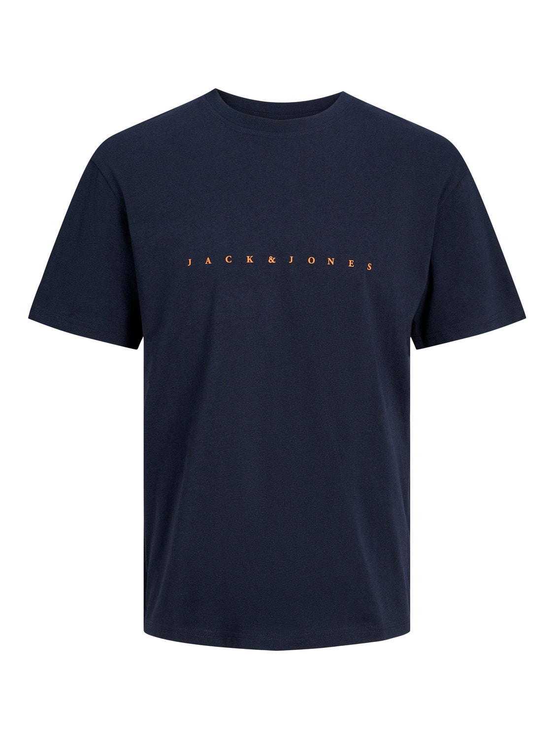 Jack & Jones Logo Pyöreä pääntie T-paita -Dark Navy - 12234746