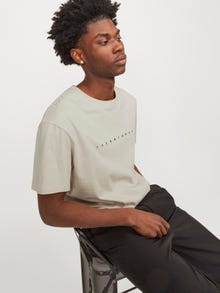 Jack & Jones T-shirt -Moonbeam - 12234746