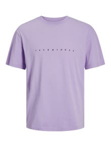 Jack & Jones Logó Környak Trikó -Purple Rose - 12234746