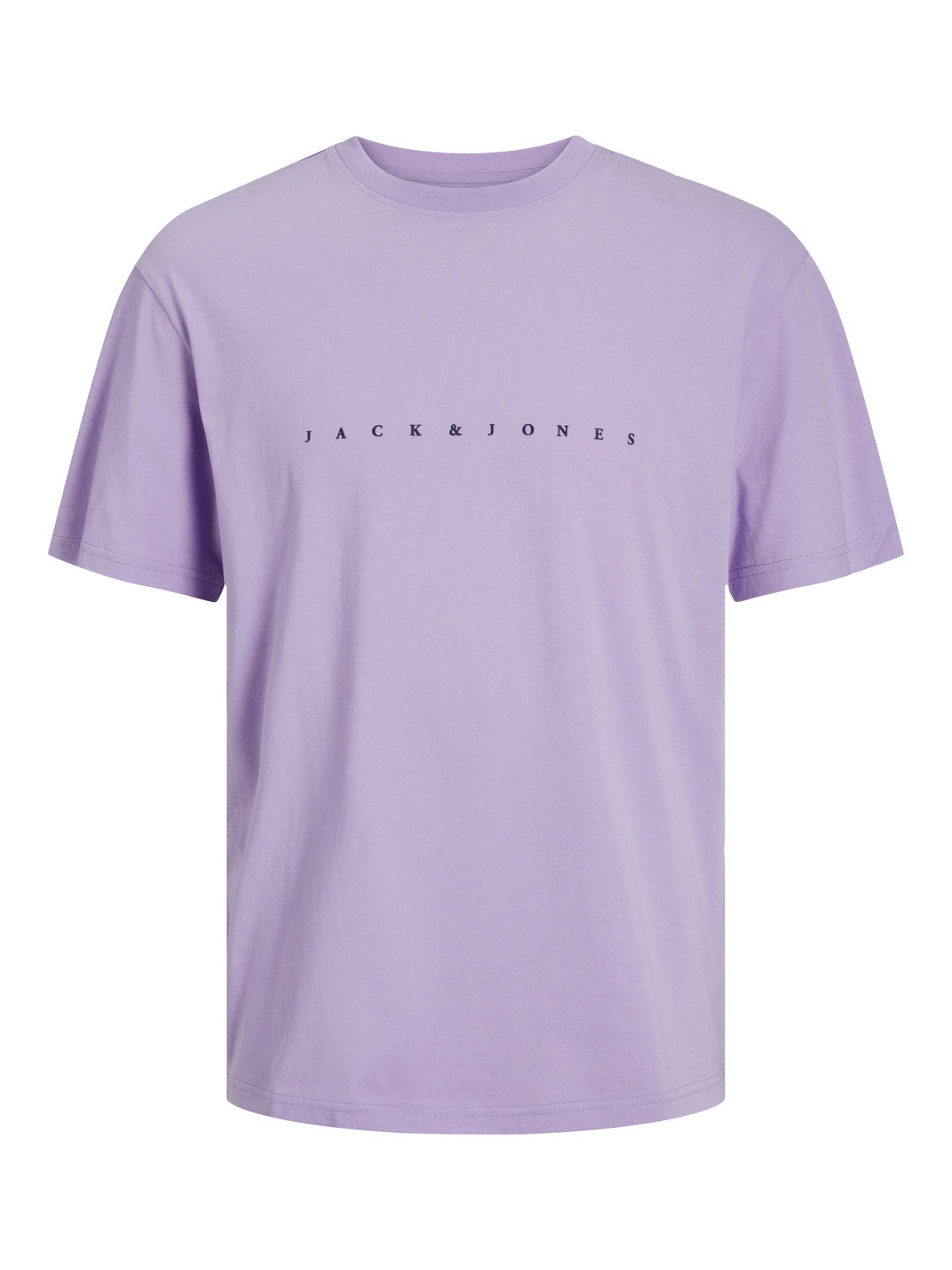Jack & Jones Logo Pyöreä pääntie T-paita -Purple Rose - 12234746