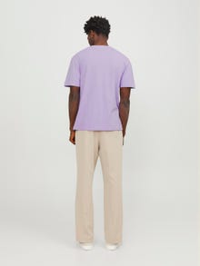 Jack & Jones Logó Környak Trikó -Purple Rose - 12234746