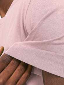 Jack & Jones Logo O-pääntie T-paita -Pink Nectar - 12234746