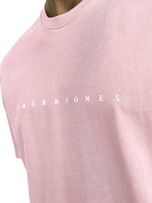 Jack & Jones Logo T-shirt -Pink Nectar - 12234746