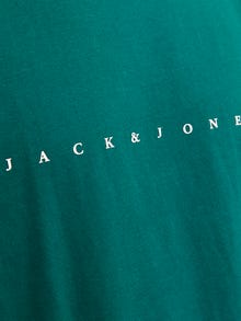 Jack & Jones Logo Pyöreä pääntie T-paita -Deep Teal - 12234746