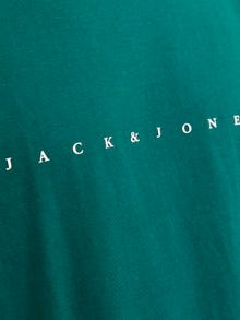 Jack & Jones Logo Rundhals T-shirt -Deep Teal - 12234746