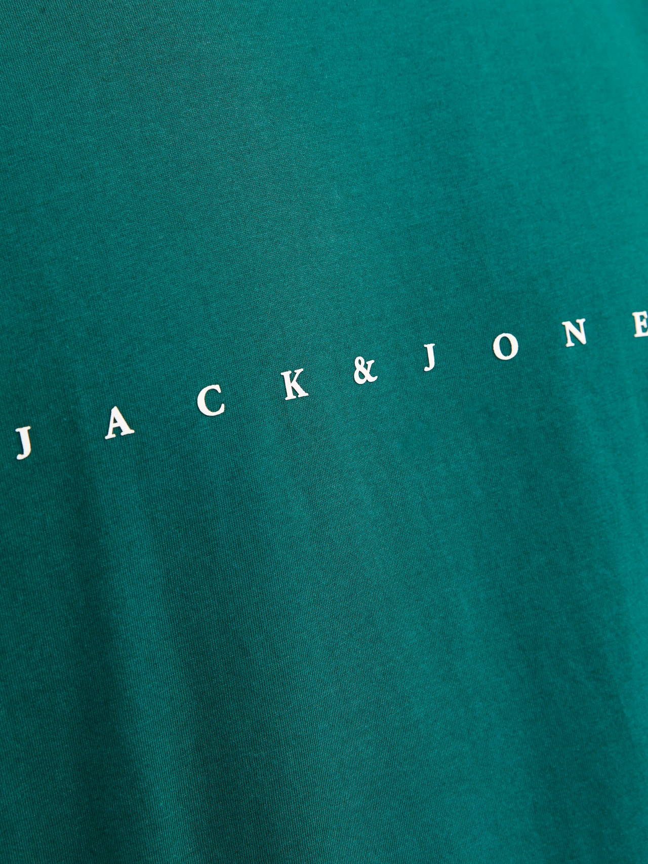 Jack & Jones Logo Rundhals T-shirt -Deep Teal - 12234746