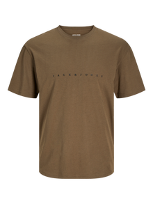 Jack & Jones Logo Crew neck T-shirt -Canteen - 12234746