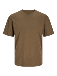 Jack & Jones Logo Rundhals T-shirt -Canteen - 12234746