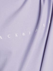 Jack & Jones Logo T-paita -Languid Lavender - 12234746