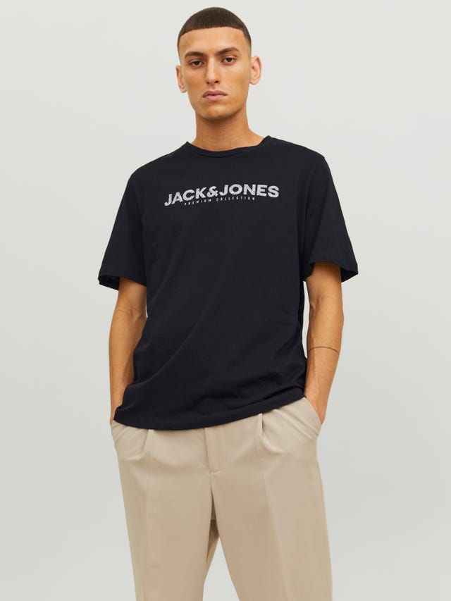 Jack & Jones Logo Crew neck T-shirt - 12234759