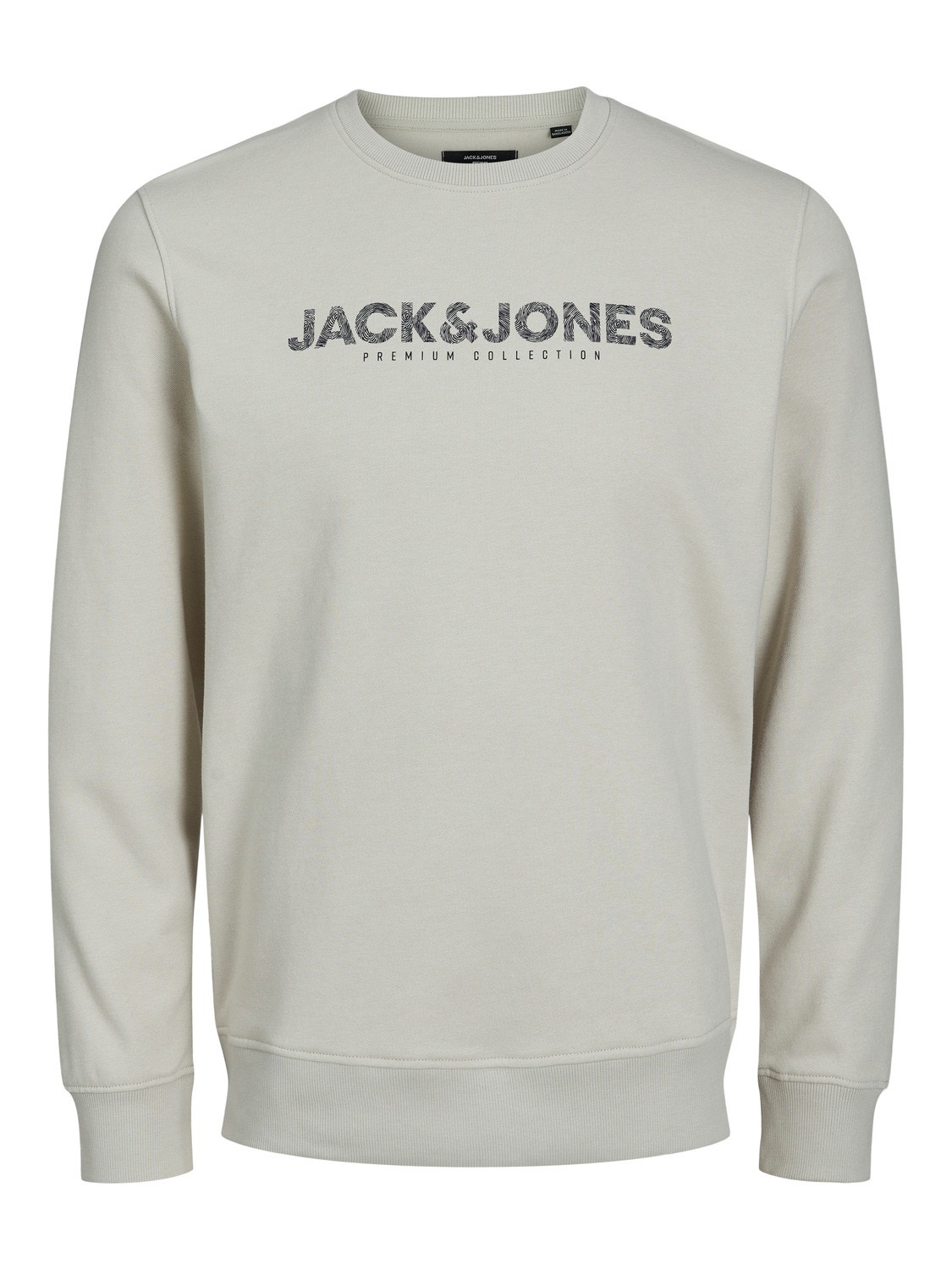 Jack & Jones Logo Sweatshirt mit Rundhals -Moonstruck - 12234770