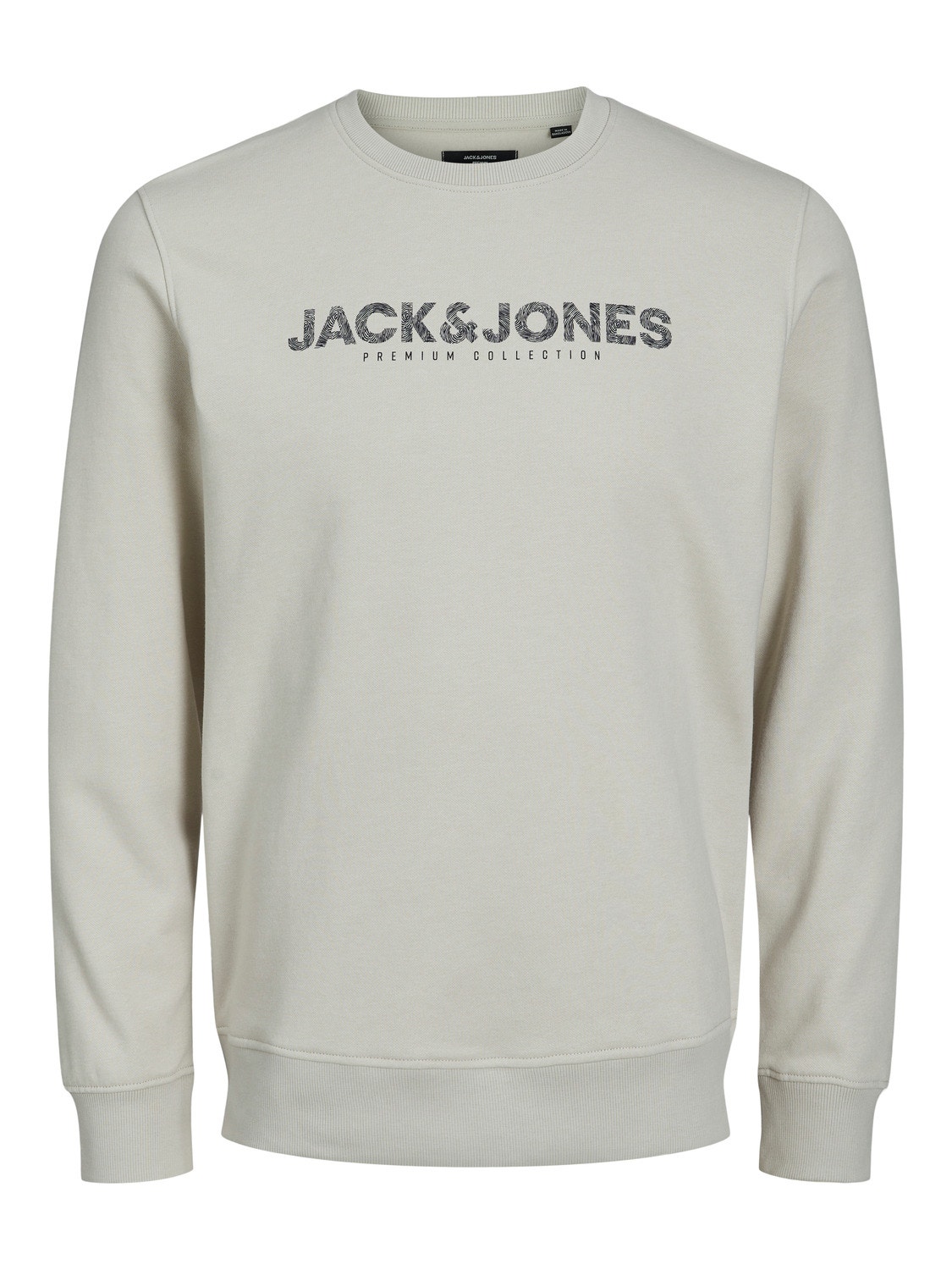 Jack & Jones Logó Személyzeti nyakú pulóver -Moonstruck - 12234770