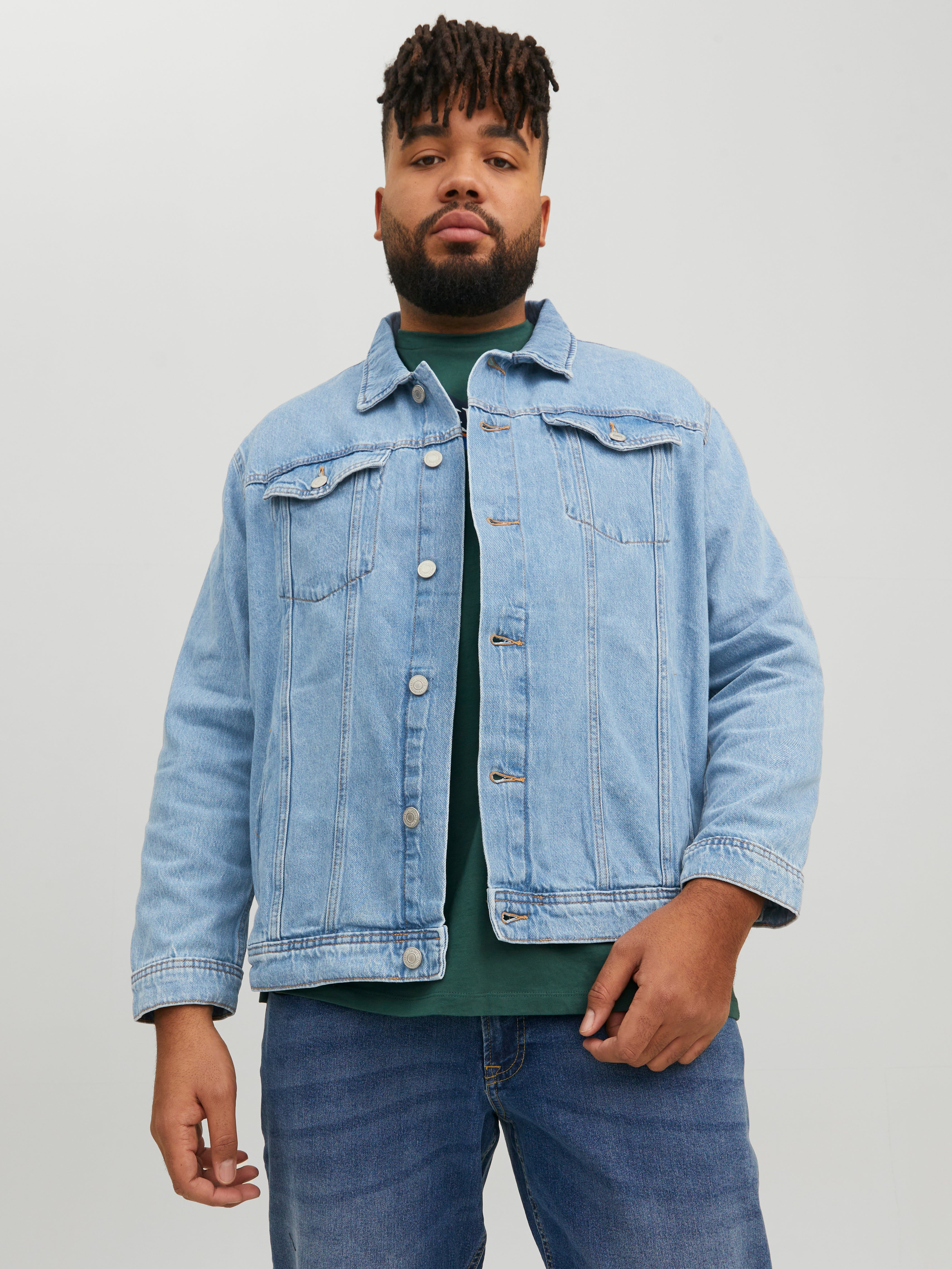 Plus Size Jeansjacke | Mittelblau | Jack & Jones® 