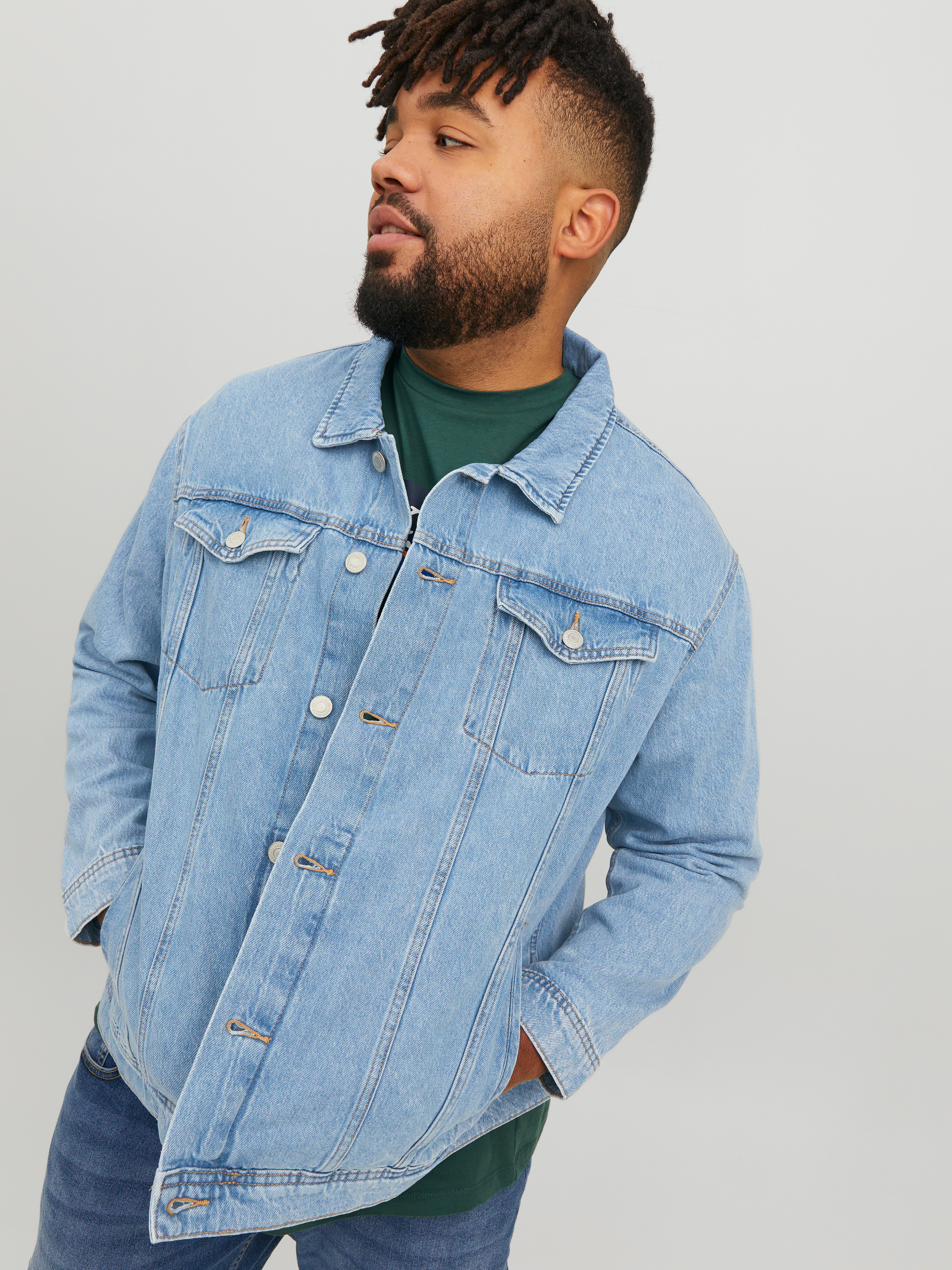 Plus Size Jeansjacke | Mittelblau | Jack & Jones® 