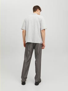 Jack & Jones Regular Fit Resort-skjorte -Light Grey Melange - 12234801