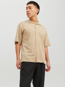 Jack & Jones Regular Fit Hawaii-Hemd -White Pepper - 12234801