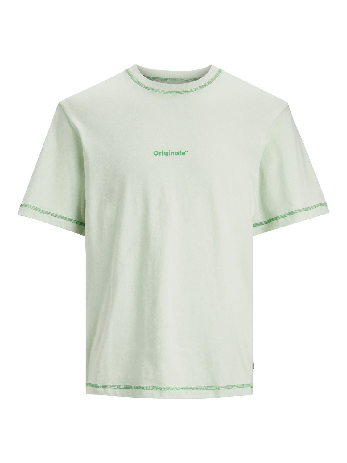 Plain Crew neck T-shirt | Light Green | Jack & Jones®