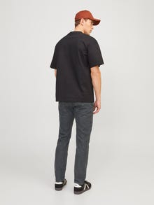 Jack & Jones JJIMIKE JJORIGINAL MF 706 Komfortowe dopasowane dzinsy -Black - 12235032