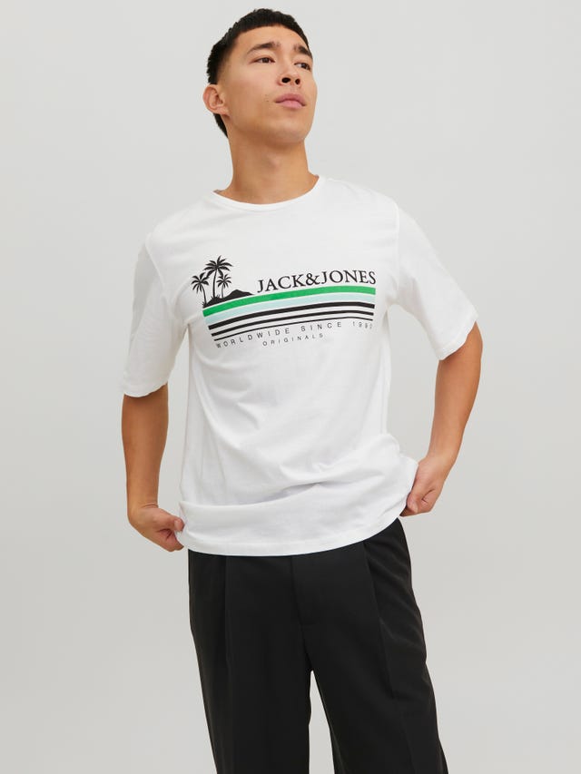 Jack & Jones Originals Embroidered Logo Crew Neck Sweatshirt