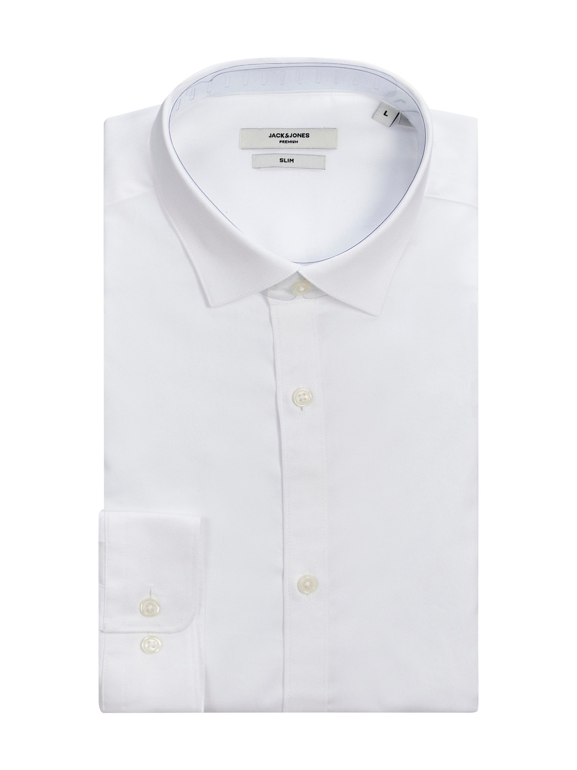 Jack & Jones Plus Size Loose Fit Formeel overhemd -White - 12235157