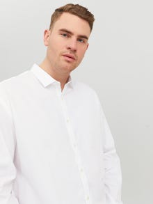 Jack & Jones Plus Size Loose Fit Dress shirt -White - 12235157