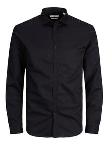 Jack & Jones Plus Loose Fit Společenská košile -Black - 12235157