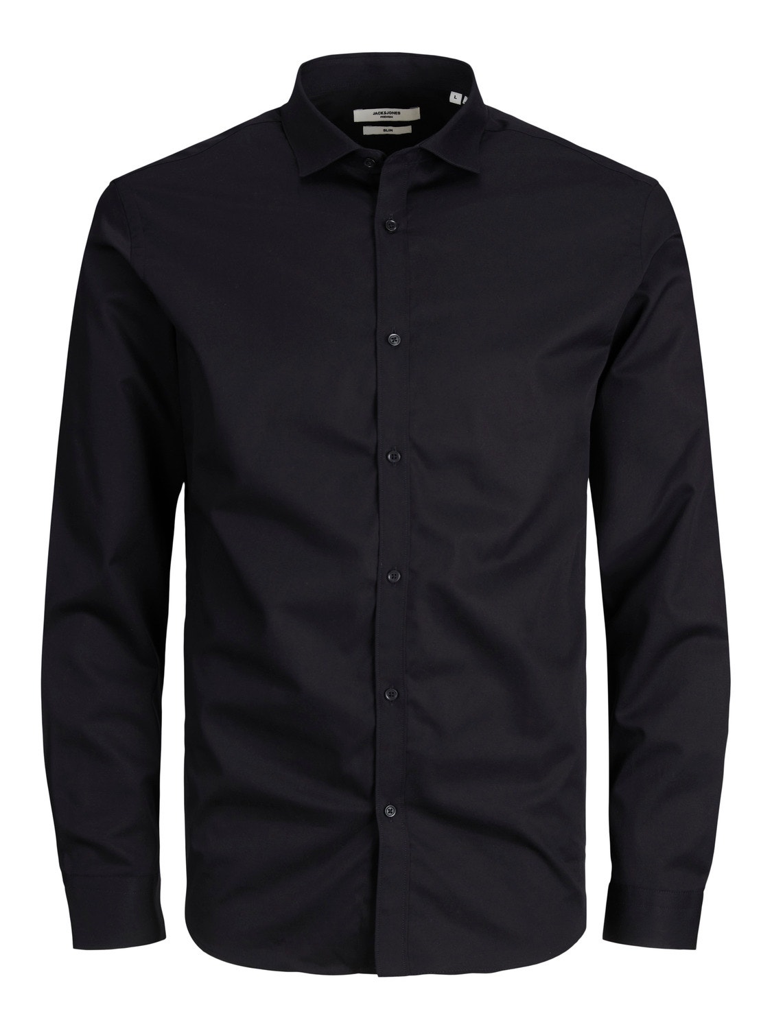 Jack & Jones Plus Loose Fit Společenská košile -Black - 12235157