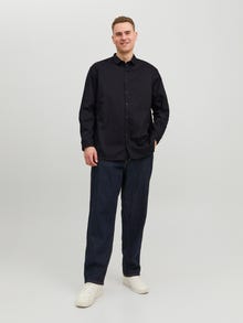 Jack & Jones Plus Size Loose Fit Formeel overhemd -Black - 12235157