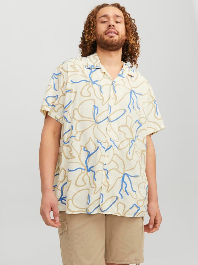 Jack & Jones Plus Size Regular Fit Resort overhemd - 12235160