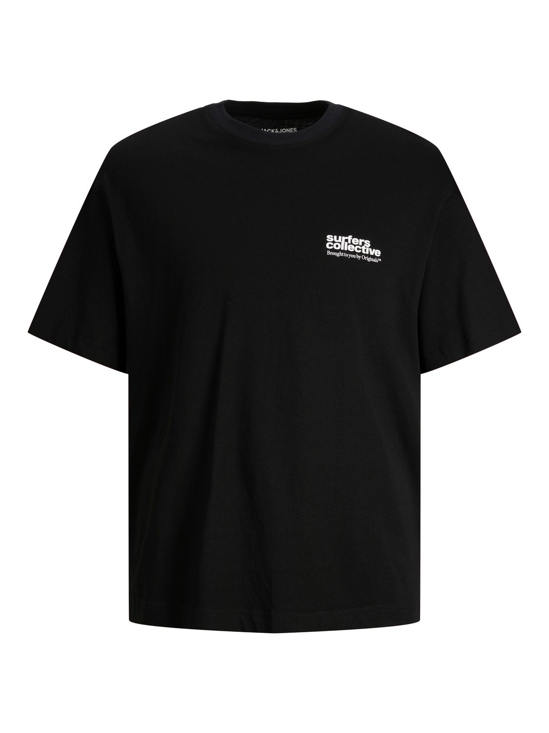 Jack & Jones Bedrukt Ronde hals T-shirt -Black - 12235213