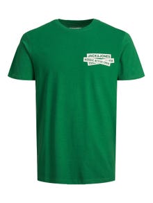 Jack & Jones Logo Ronde hals T-shirt -Verdant Green - 12235249