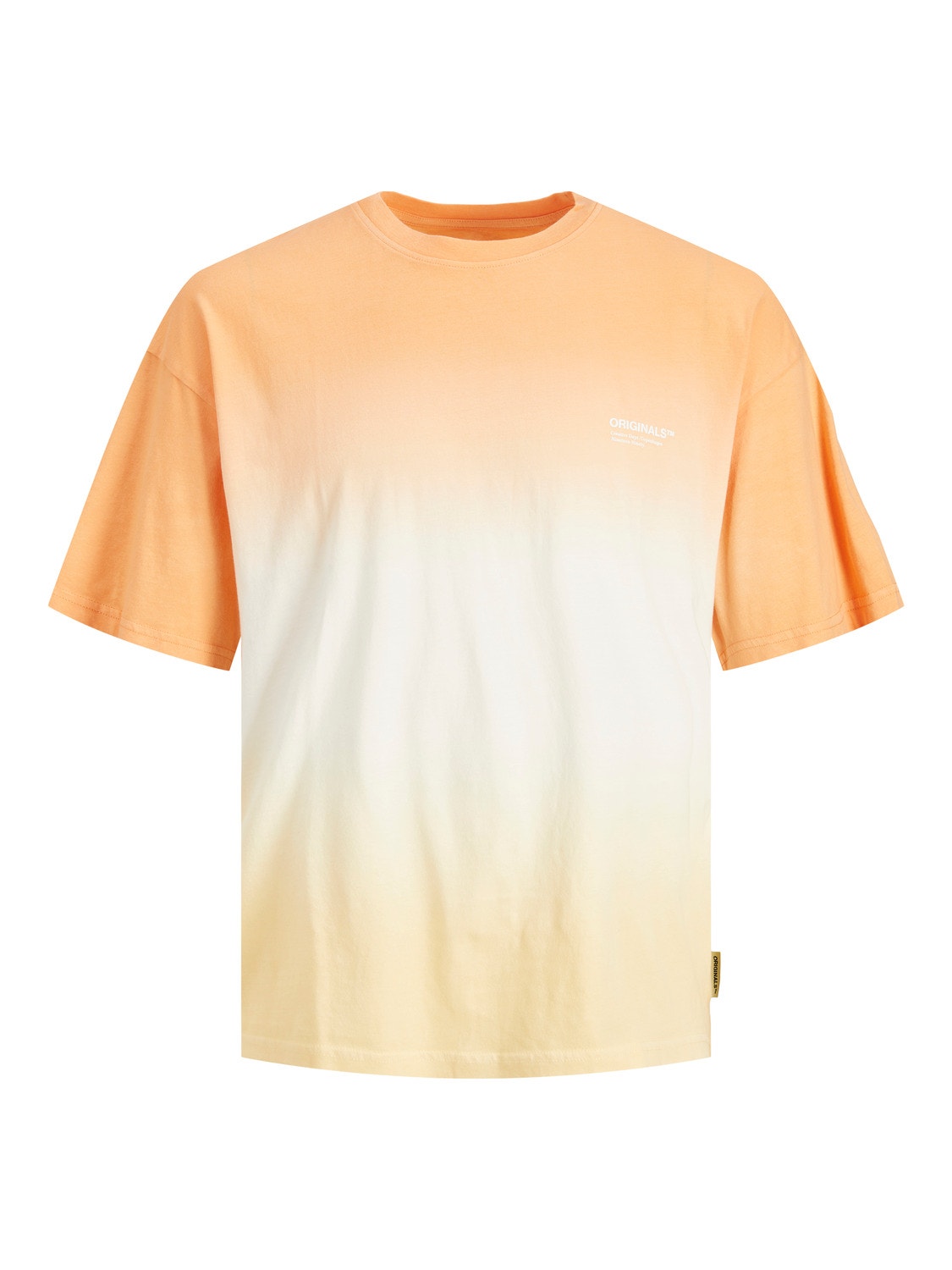 Jack & Jones Farbverlauf Rundhals T-shirt -Pumpkin - 12235281