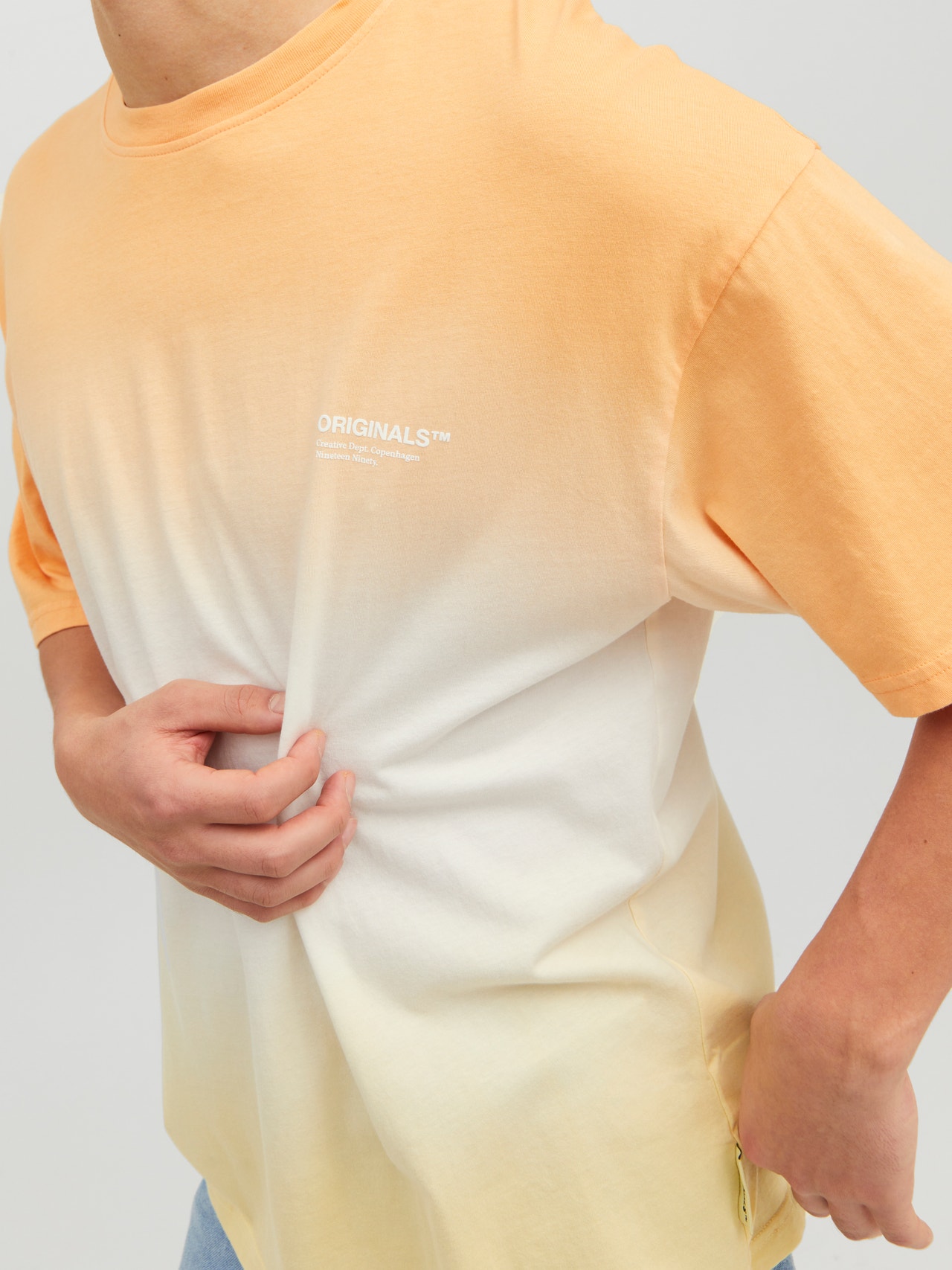 Chemise Homme à Manches Longues - Col Rond - Motif Dégradé Imprimé 3D - Pour Tous Les Jours, Sport, Extérieur - Taille S à L