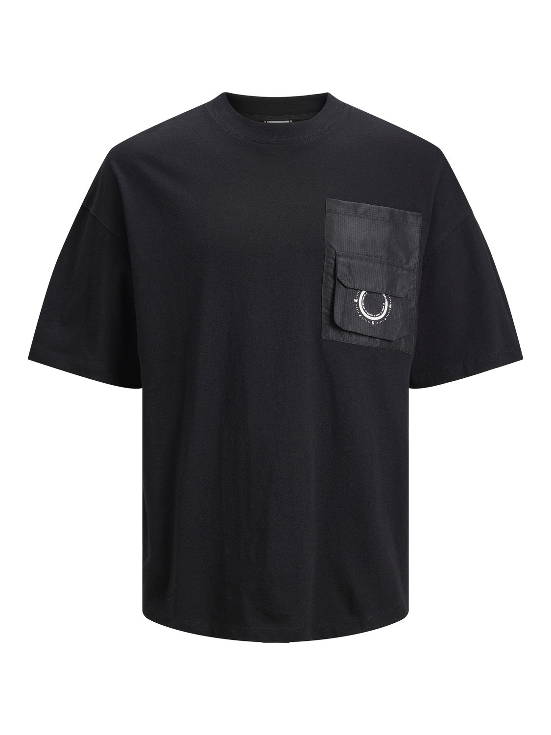 Jack & Jones Printed Crew neck T-shirt -Black - 12235293
