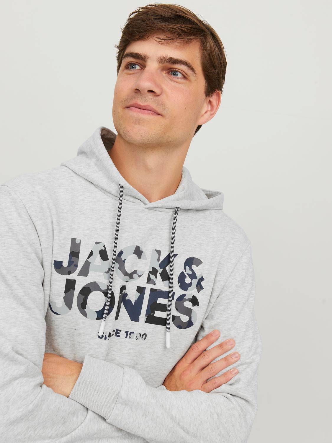 Jack and discount jones grey hoodie