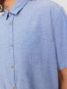 Jack & Jones Plus Size Camisa Casual Regular Fit -Ensign Blue - 12235368
