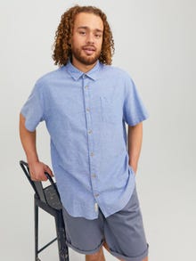 Jack & Jones Plus Size Regular Fit Koszula codzienna -Ensign Blue - 12235368
