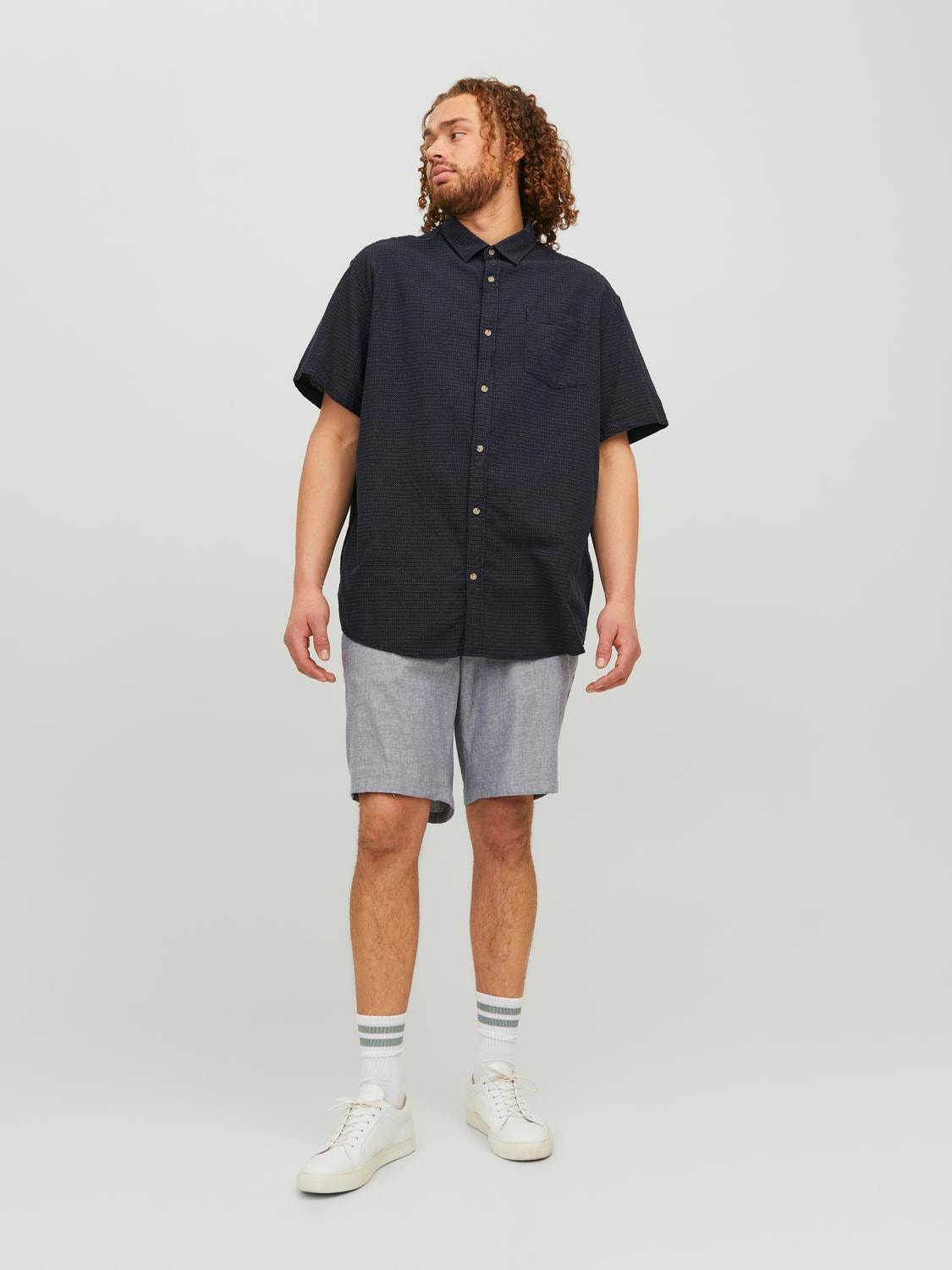 Jack & Jones Plus Size Regular Fit Casual shirt -Navy Blazer - 12235368