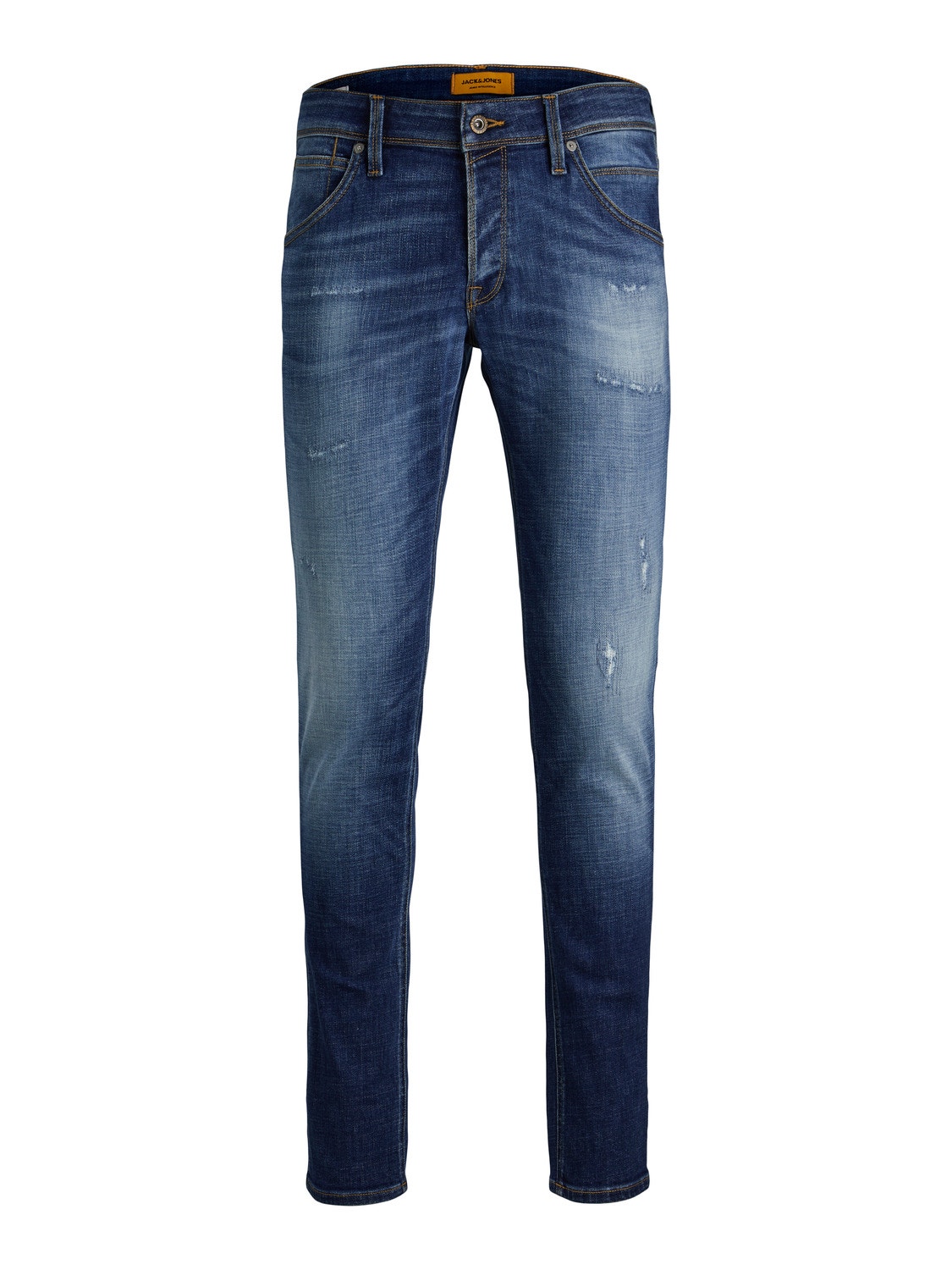 Jack & Jones Plus Size JJIGLENN JJFOX GE 348 PLS Jeans slim fit -Blue Denim - 12235405