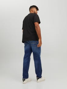 Jack & Jones Plius JJIGLENN JJFOX GE 348 NOOS PLS Priglundantys džinsai -Blue Denim - 12235405