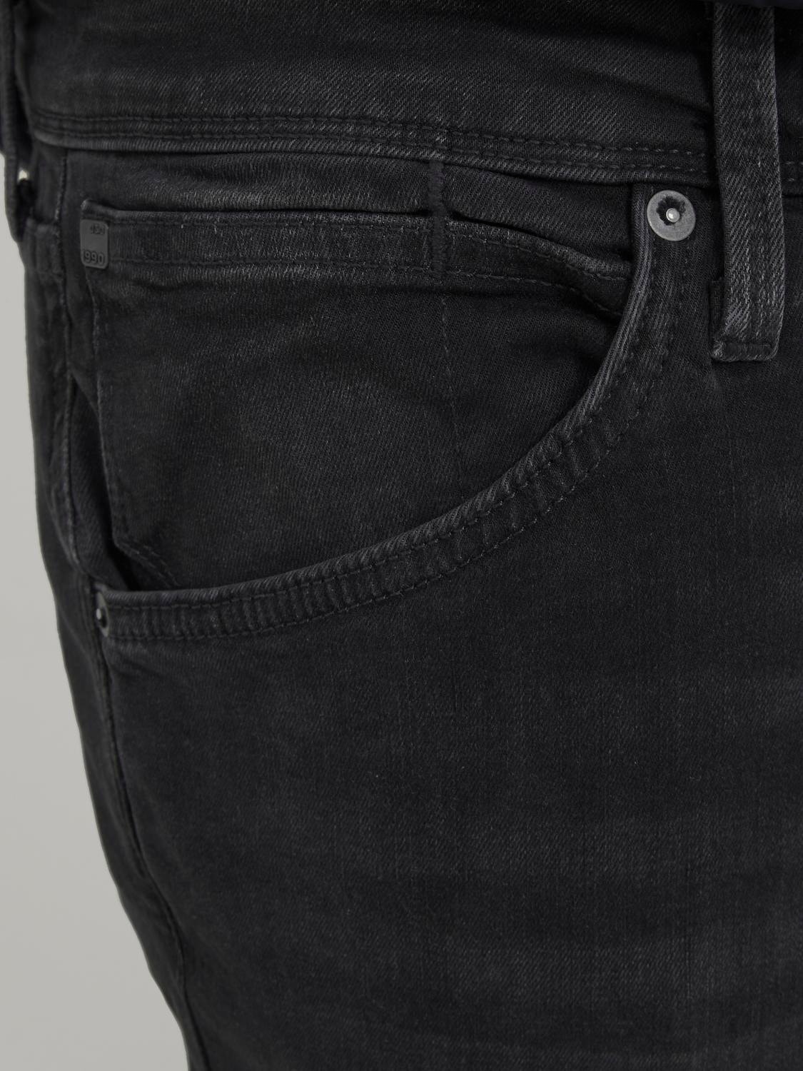 Jack & Jones Plus Size JJIGLENN JJFOX GE 147 PLS Jeans slim fit -Black Denim - 12235406