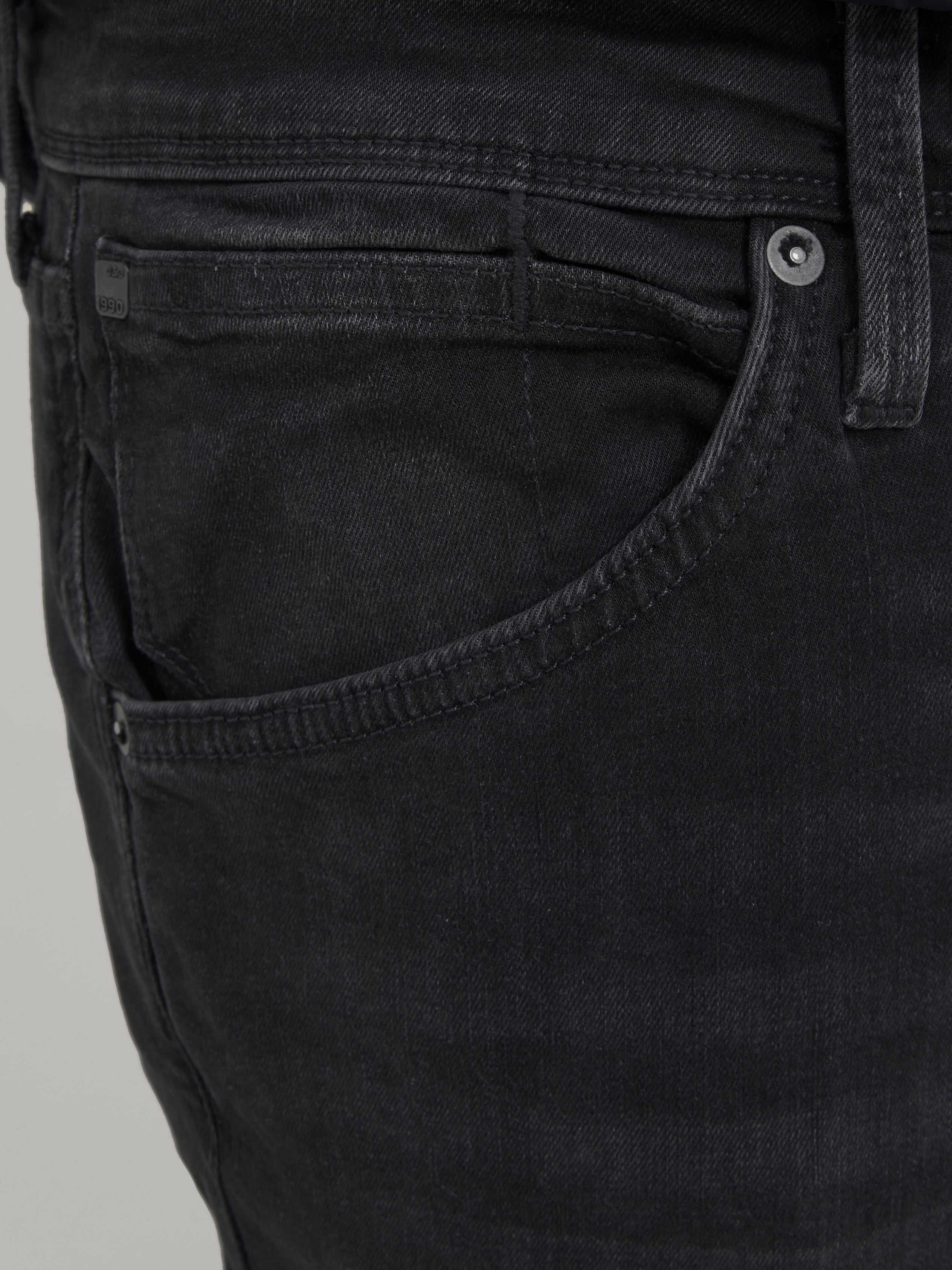 JACK & JONES Herren Jeans Slim Fit Plus Size - JJIGLENN Modell, Dunkelblau