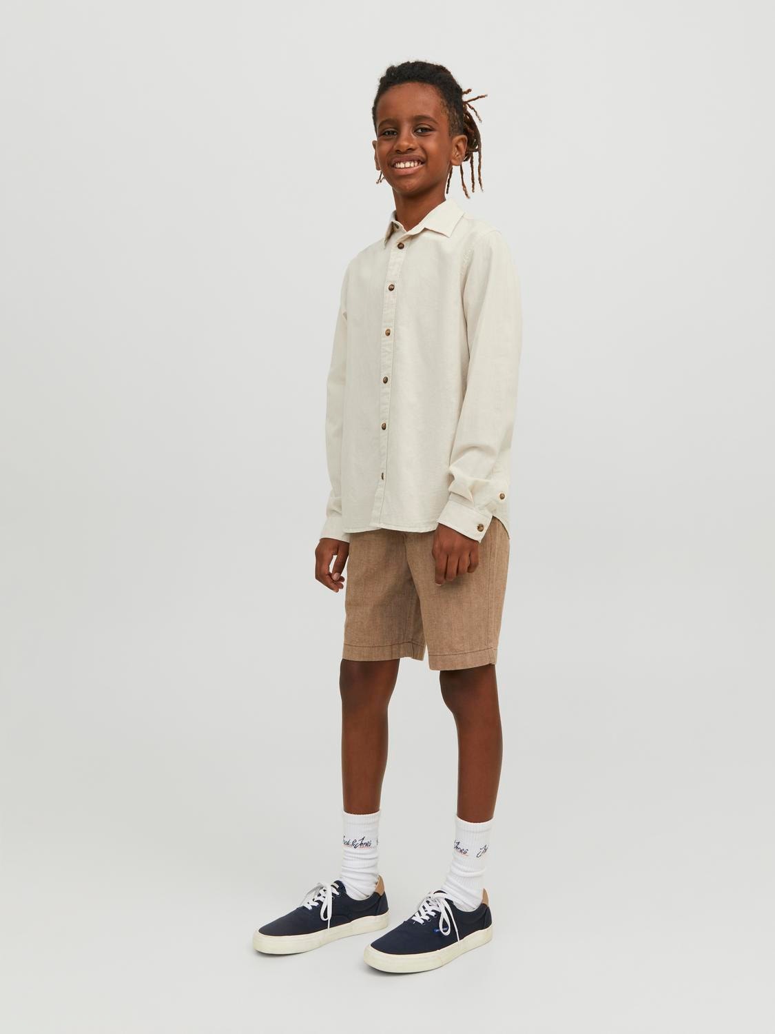 Jack & Jones Regular Fit Šortky Chino Junior -Falcon - 12235411