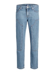 Jack & Jones JJICHRIS JJCARPENTER MF 748 Relaxed Fit Jeans For boys -Blue Denim - 12235449