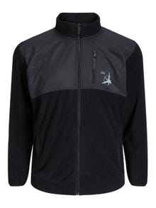 Jack & Jones Plus Size Fleece jacket -Black - 12235479