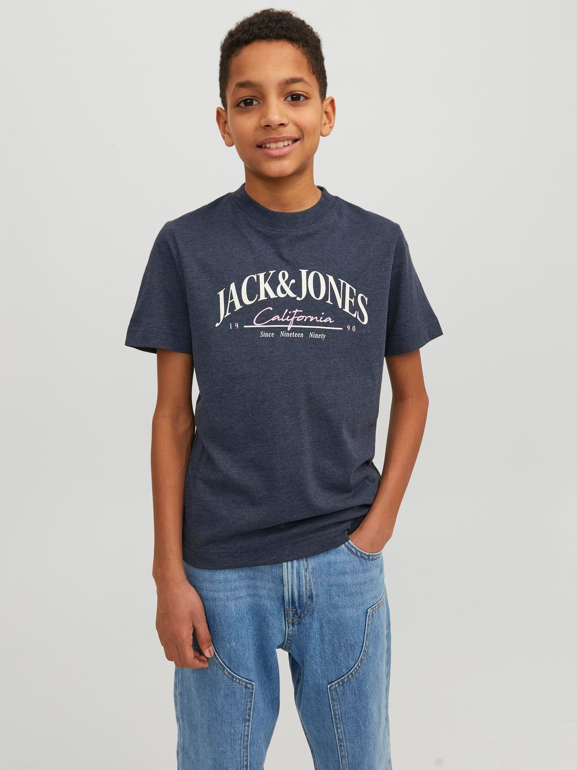 T-shirt Logo Pour Les Garçons - Jack & Jones - Modalova