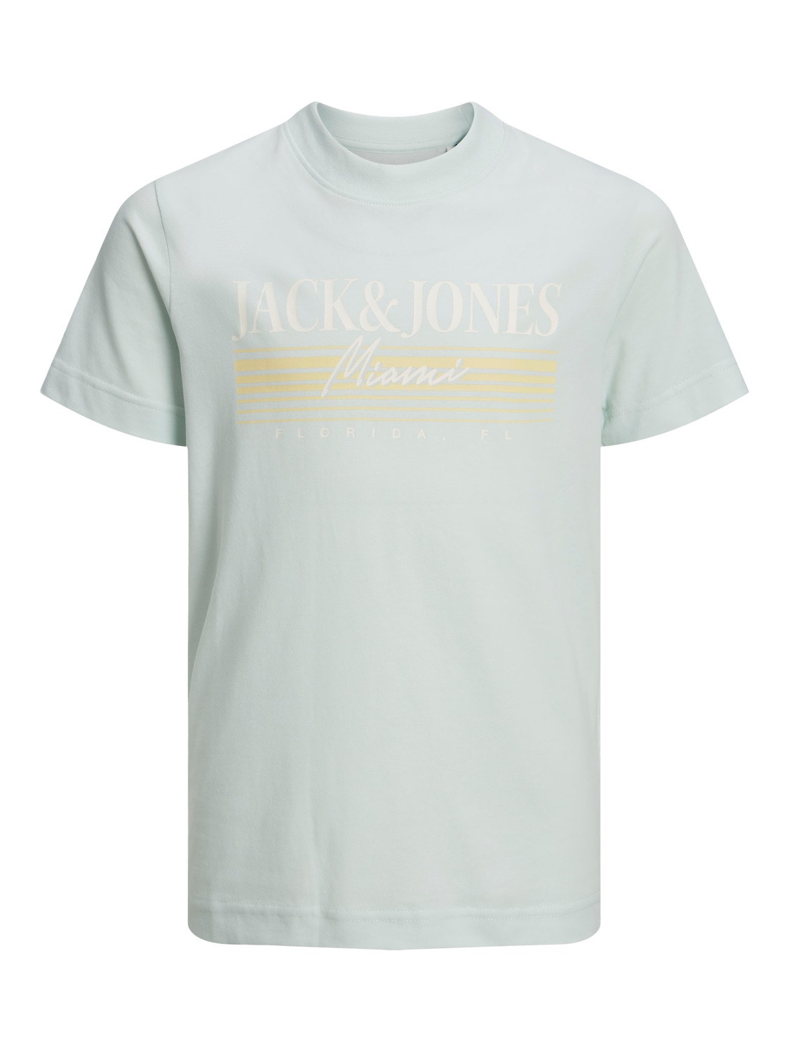 Jack & Jones Logo T-shirt For boys -Pale Blue - 12235498