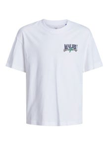 Jack & Jones Gedrukt T-shirt Voor jongens -Bright White - 12235503