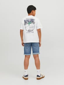 Jack & Jones Camiseta Estampado Para chicos -Bright White - 12235503