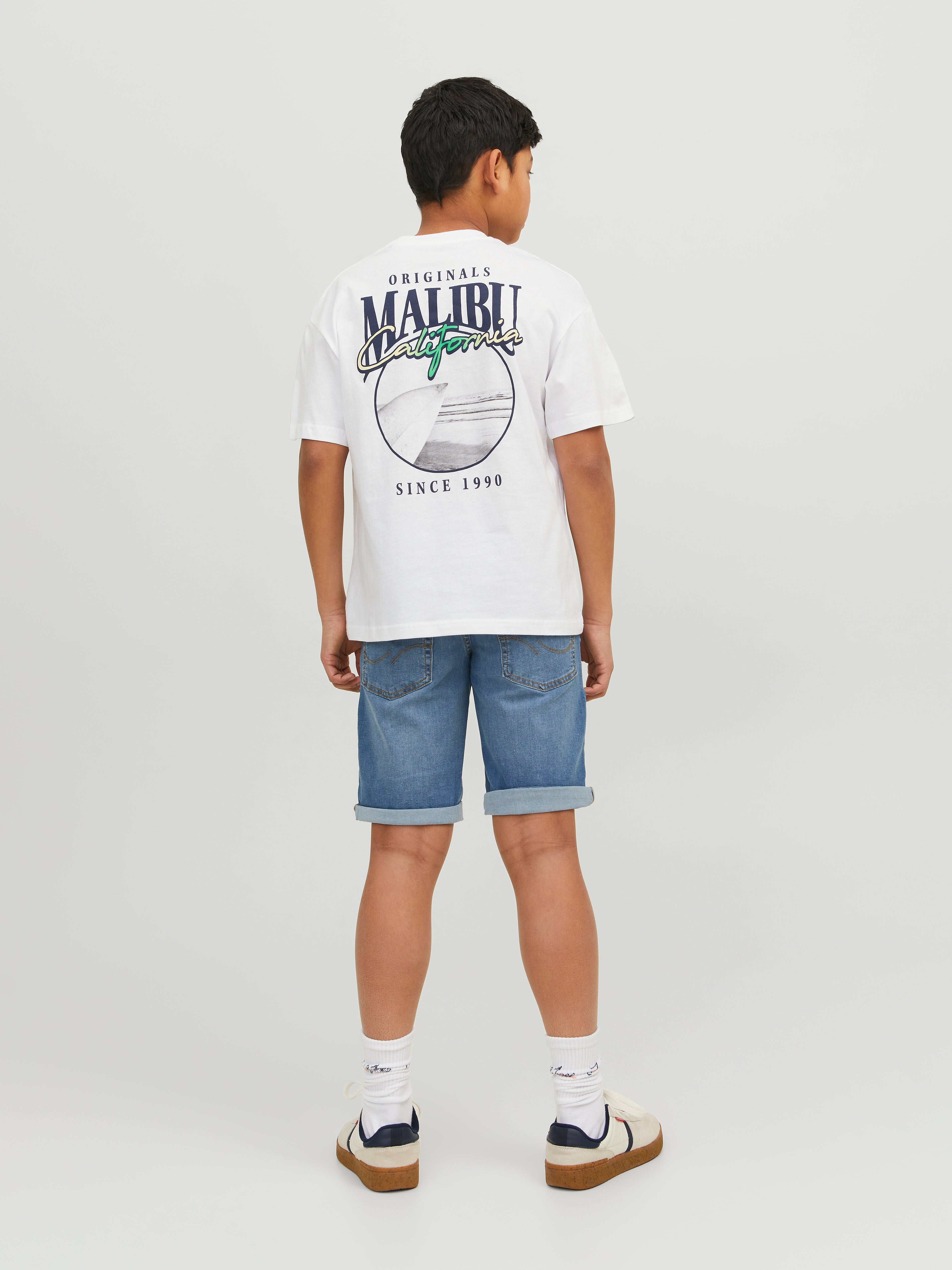 Jack &amp; Jones Junior Magliette Bambini - Pack Da 2 T-Shirt Cotone Girocollo - Vestibilit&agrave; Normale